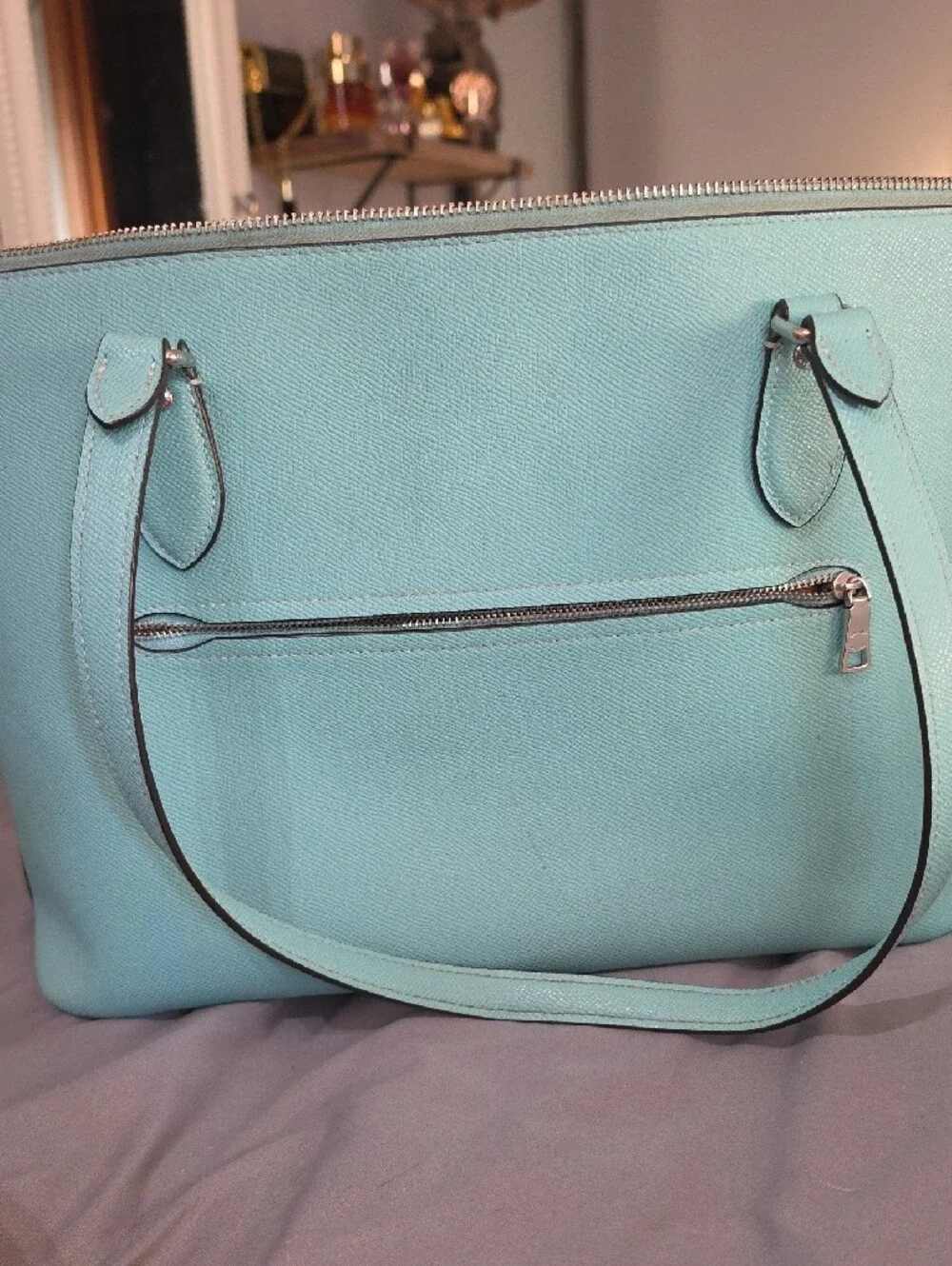 Coach leather tote